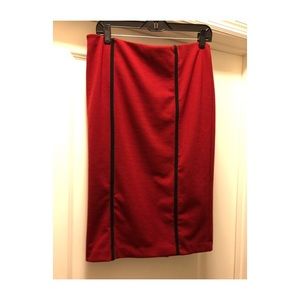 Red Pencil Skirt